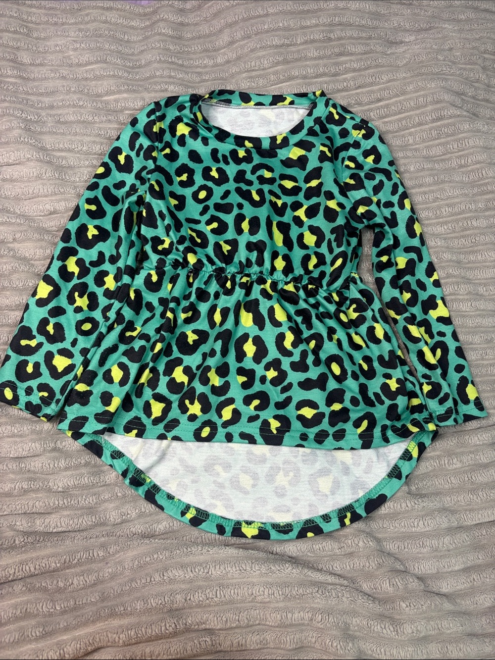 Kids Long-Sleeve Flare Shirt Set